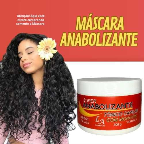 Máscara Anabolizante Capilar Crescimento Acelerado de até 7cm por mês Original