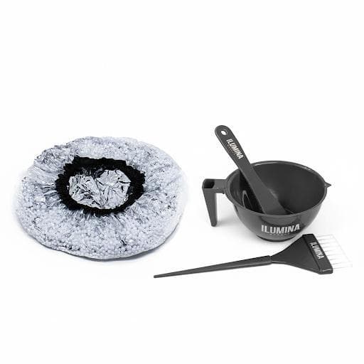 Kit Coloração Premium – (Cumbuca, Pincel, Espátula + Touca Metalizada Brinde)