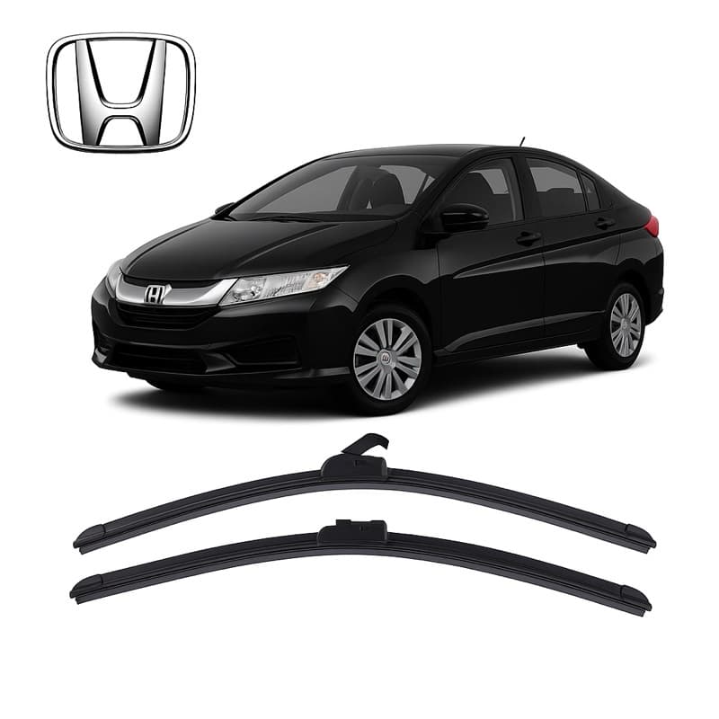 Par De Palhetas para Limpador De Parabrisa Dianteiro para Honda City 2015 2016 2017