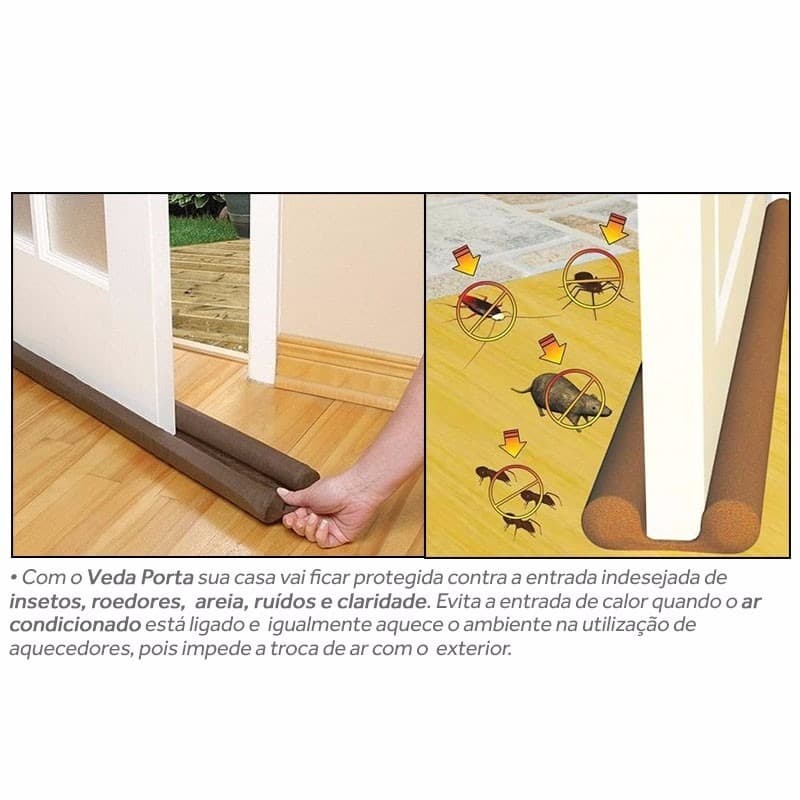 Protetor Veda Porta Rolinho 80 Cm