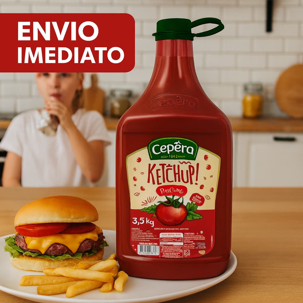 ketchup Cepêra frasco 3,5kg lanche