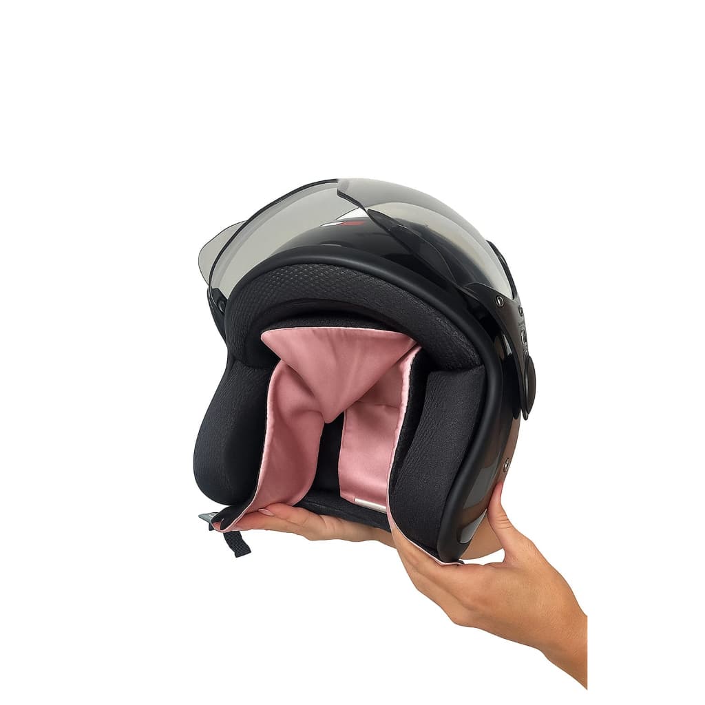 Forro Protetor de cetim para Capacetes Anti frizz Forro para motociclistas touca cetim
