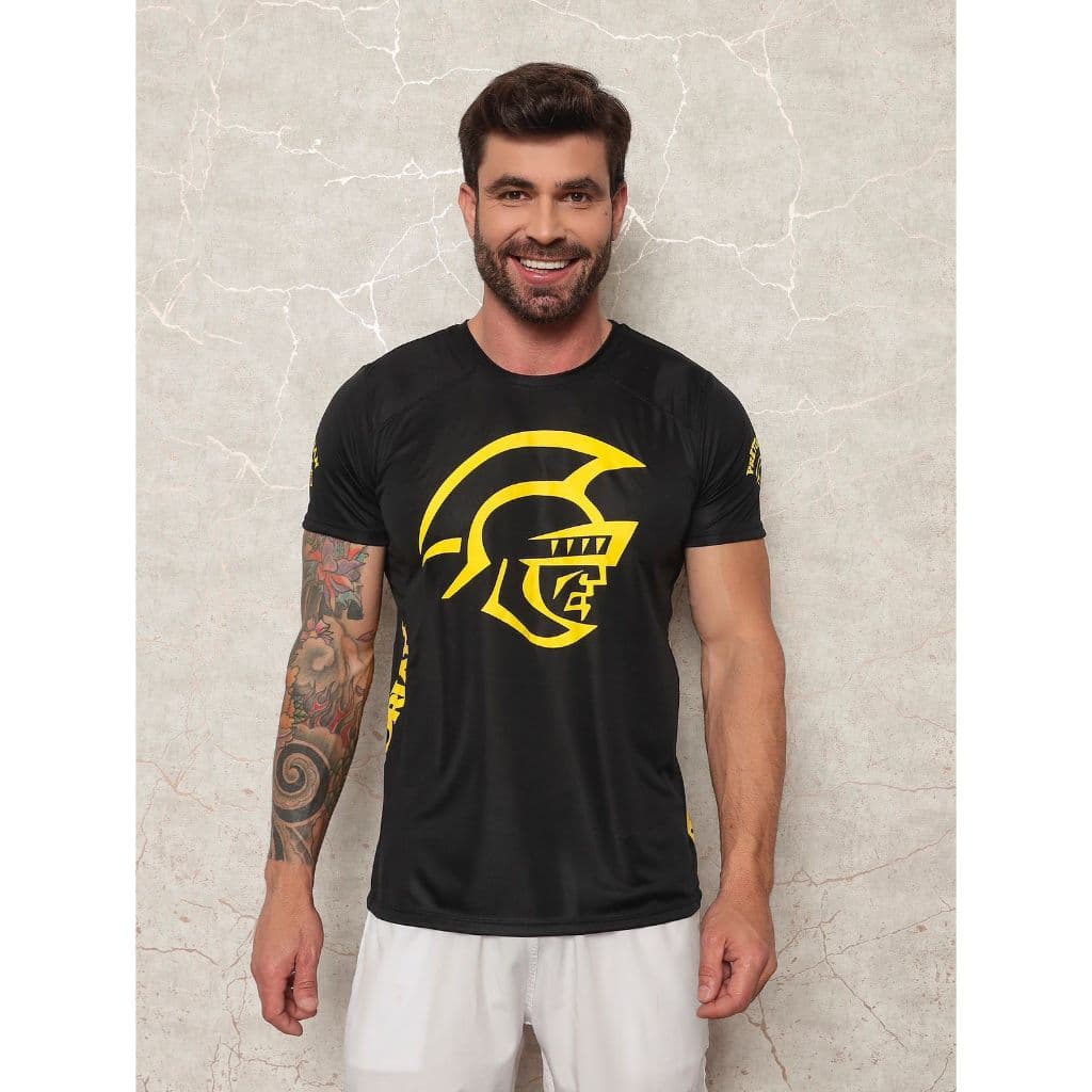 Camiseta Masculina Academia Esporte 100% Dry Fit Tecido Premium Tecido Especial Para Treino Maromba Gym Crossfit