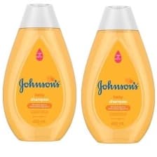 Kit 2 Shampoo De Glicerina Johnsons Baby Hipoalergênico 400ml cada