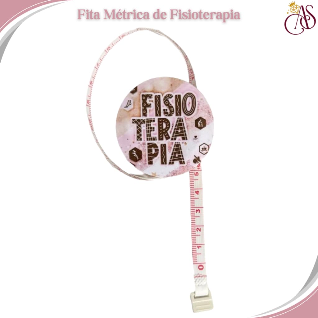 Fita/Trena Métrica de Fisioterapia com 150cm Retrátil