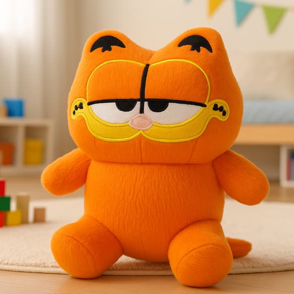Pelúcia Garfield 20cm – Bordado