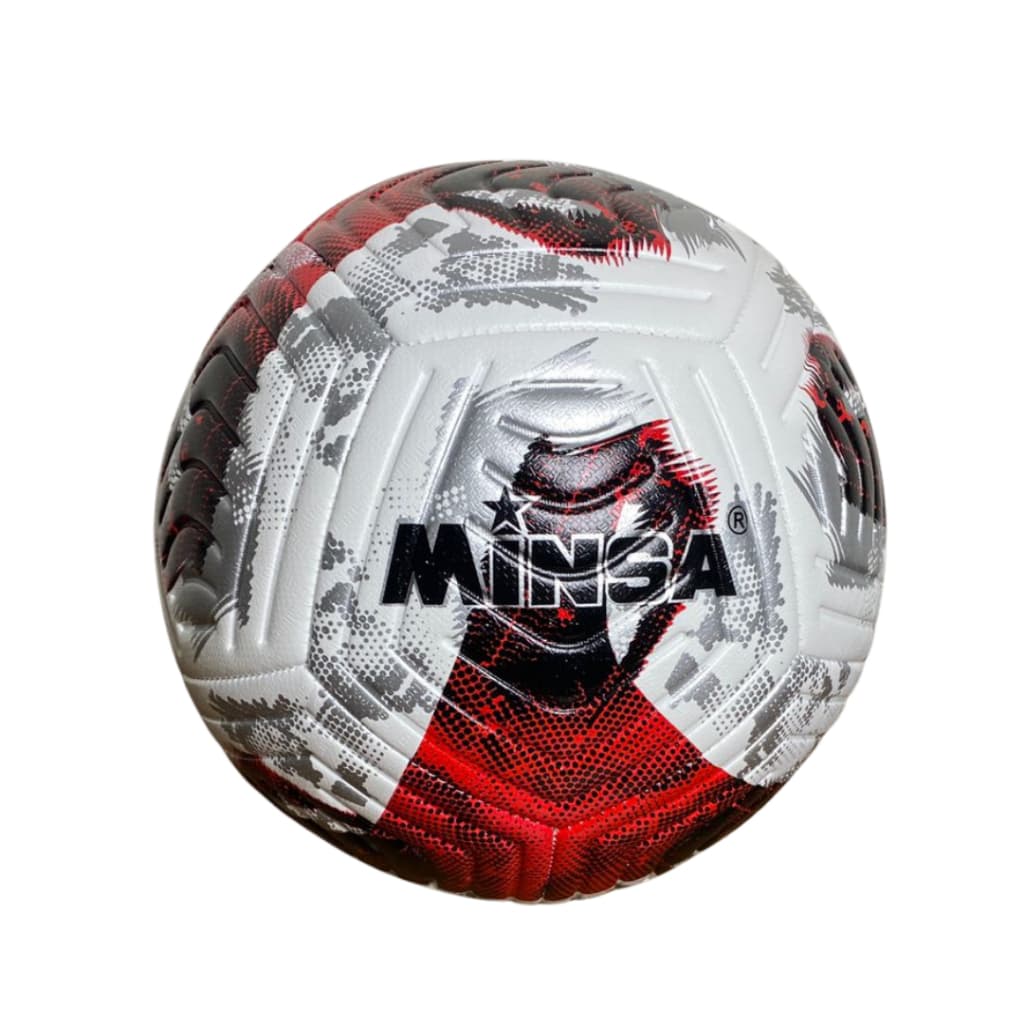Bola de Futebol Minsa Nº 5 Campo Costurada Alta Qualidade Durável