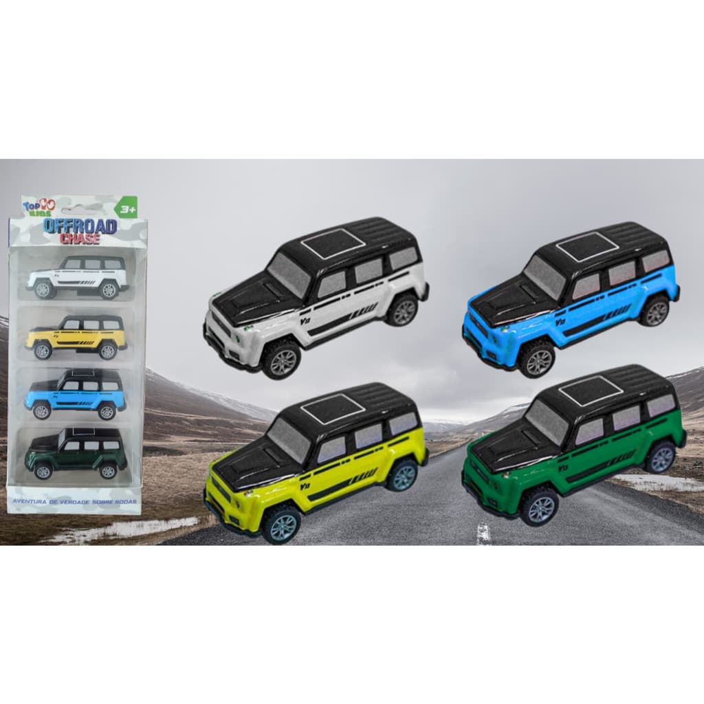🏎️ Carrinhos de Metal – Kits Colecionáveis – Top Kids & Six-Six-Zero (Estilo Hot Wheels)