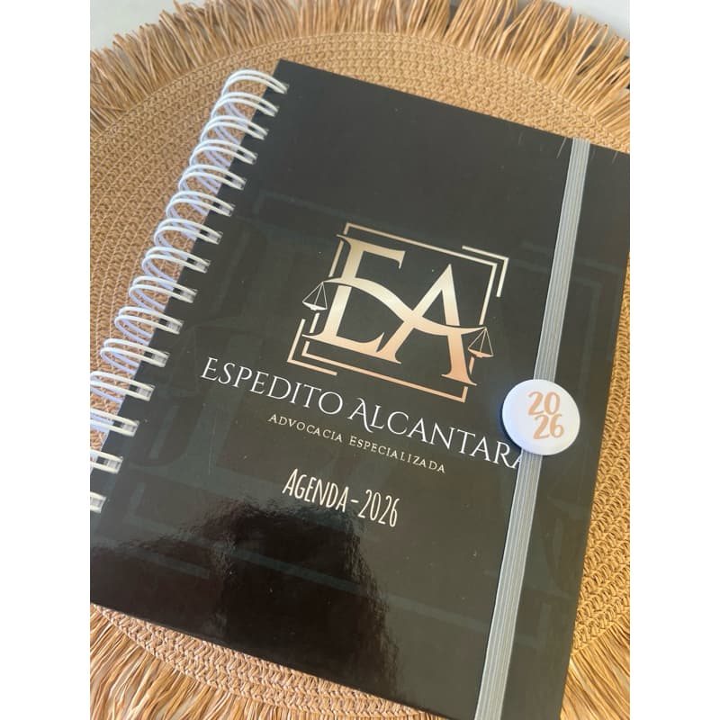 AGENDA JURÍDICA  2027 ERSONALIZADA - AGENDAS PARA ADVOGADOS/ AUDIÊNCIA/ COM SUA LOGO MARCA