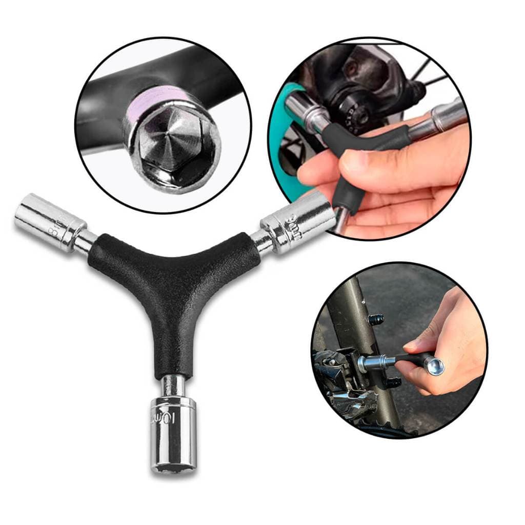 Chave Sextavada Hexagonal [3 em 1]Chave Sextavada 3 em 1 Compacta para Manutenção Chave Sextavada em Y Leve e Resistente
