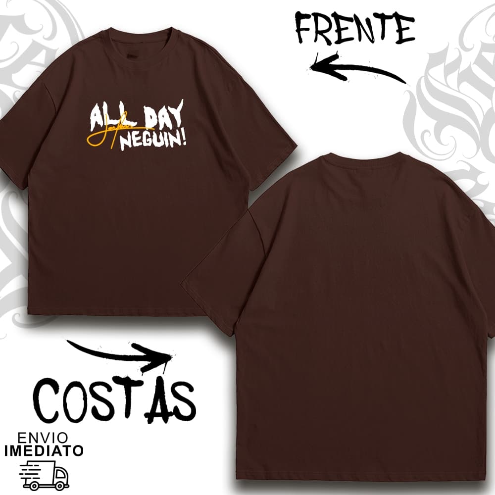 Camiseta Oversized Premium ALL DAY Alta Qualidade Envio Imediato - 51