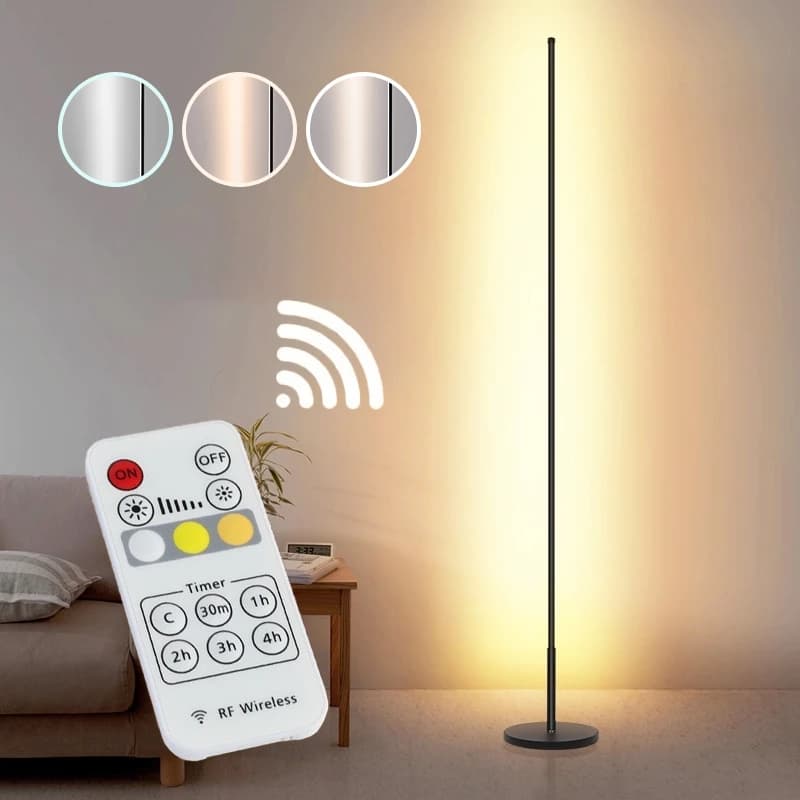 Minimal Luz do chão 3 cores Design de controle remoto Luz de atmosfera do chão vertical G5