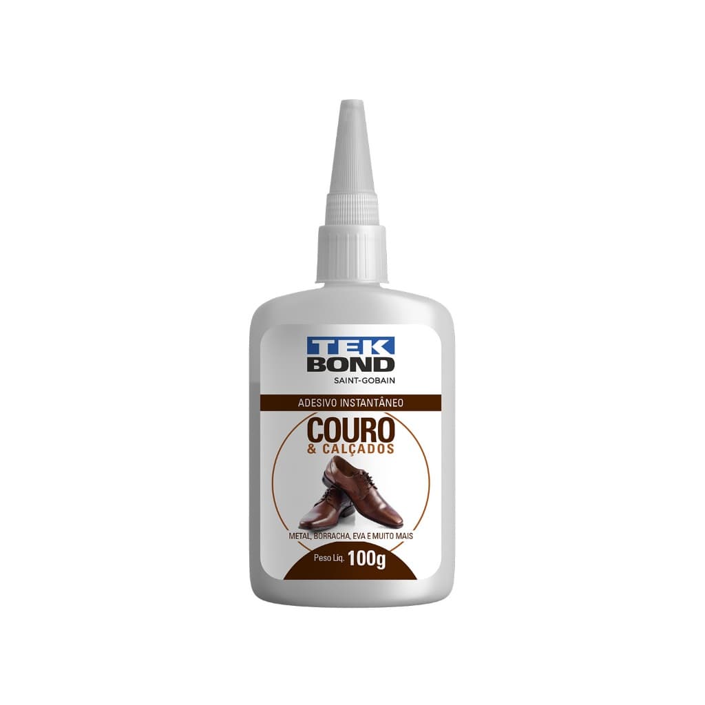 Cola Sapateiro Profissional TekBond Instantânea Couro 100g