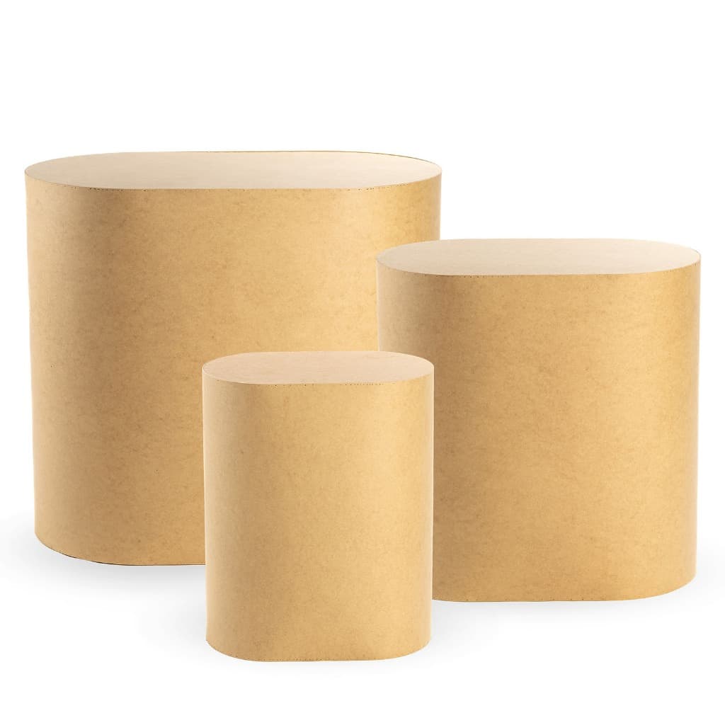 Jogo De Mesa Oval Cilindro Kit Festa Novidade Mdf Cru Festas Sob Encomenda