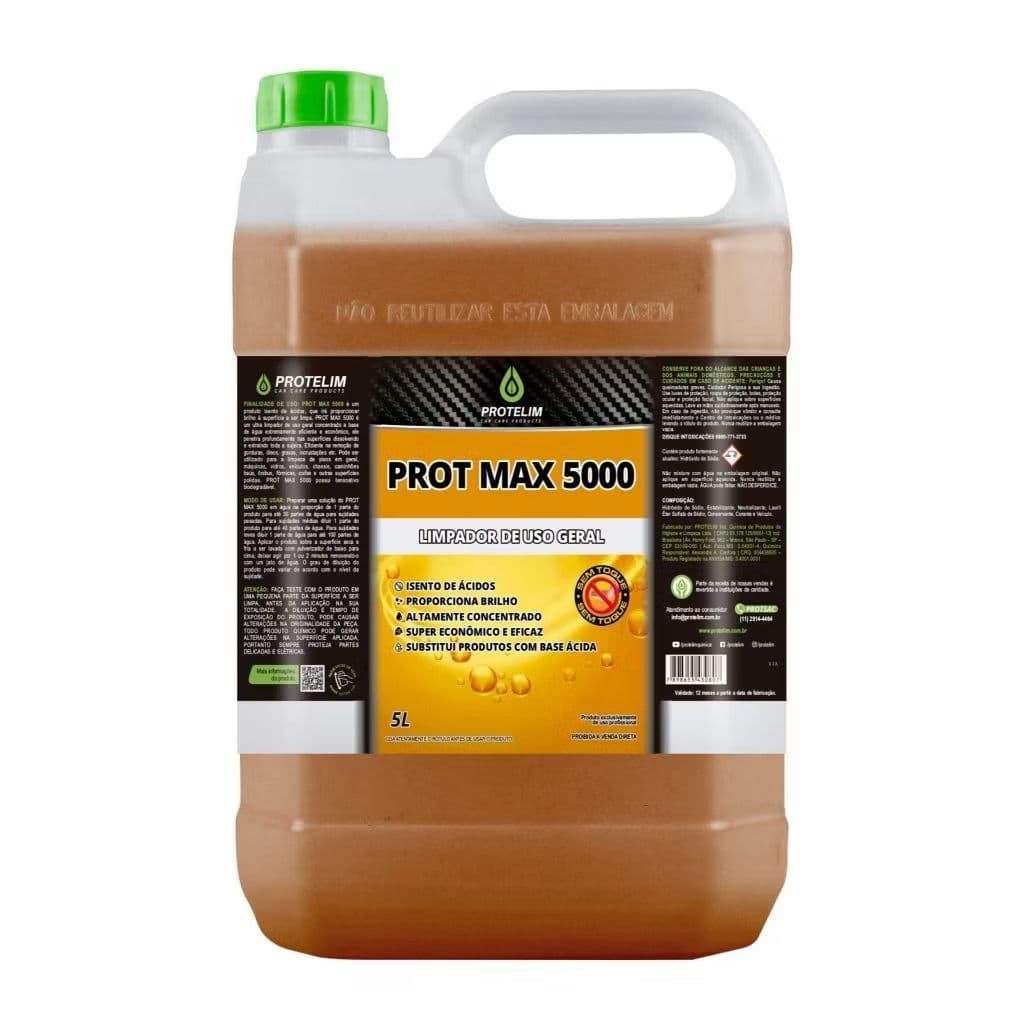 ULTRA LIMPADOR LAVAGEM SEM TOQUE - PROT MAX 5000