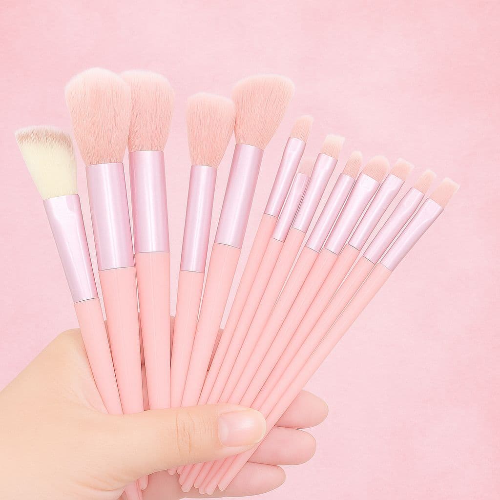 Kit 13 Pinceis para Maquiagem - Acessórios de Maquiagem, Utensílios de Beleza