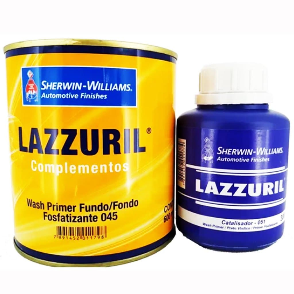Wash Primer Fundo Fosfatizante 045 C/ Cat 900ml Lazzuril