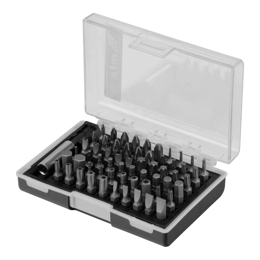 Jogo de Bits Fenda, Philips, Torx, Allen c/ 61 Peças + Maleta MTX 113879