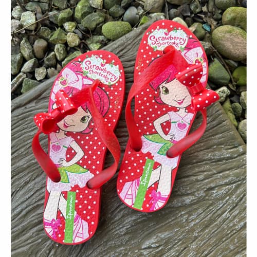 Chinelo de Dedo Moranguinho Bubble  Ipanema Grendene Infantil