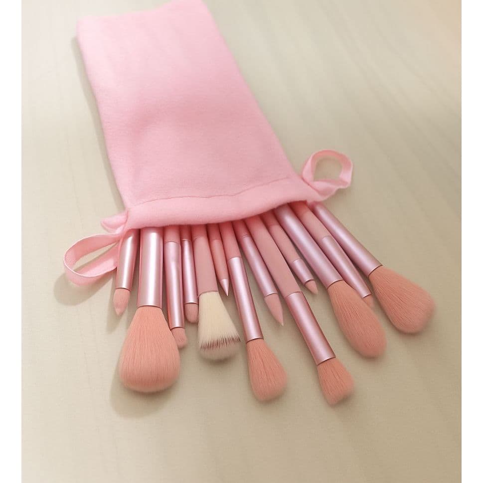 Kit com 13 Pinceis para Maquiagem - Acessórios de Beleza, Utensílios de Maquiagem