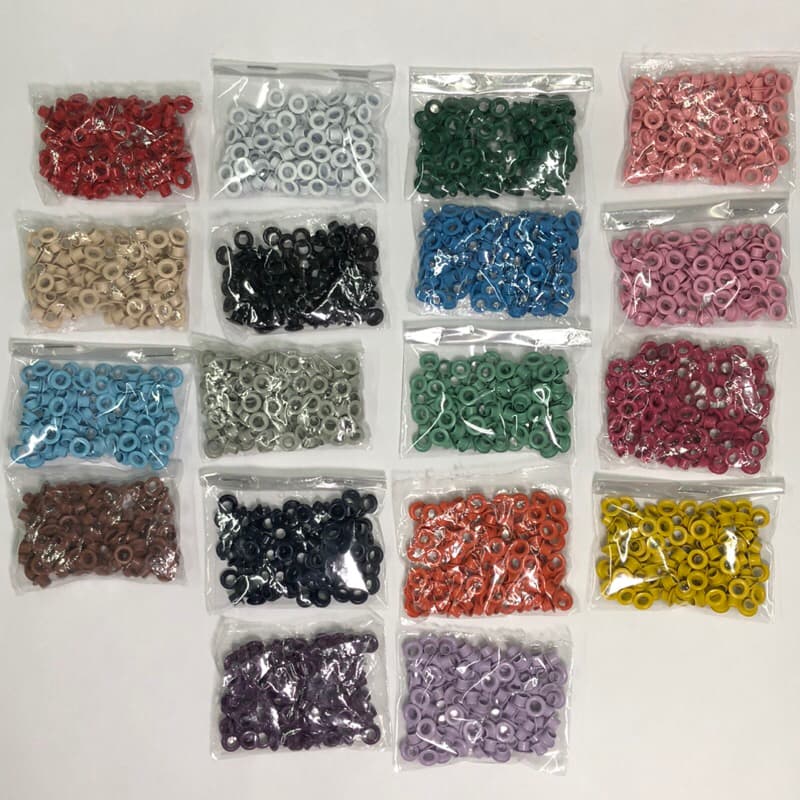 Ilhós 54 de Aluminio Colorido - 100 ou 1.000 unidades