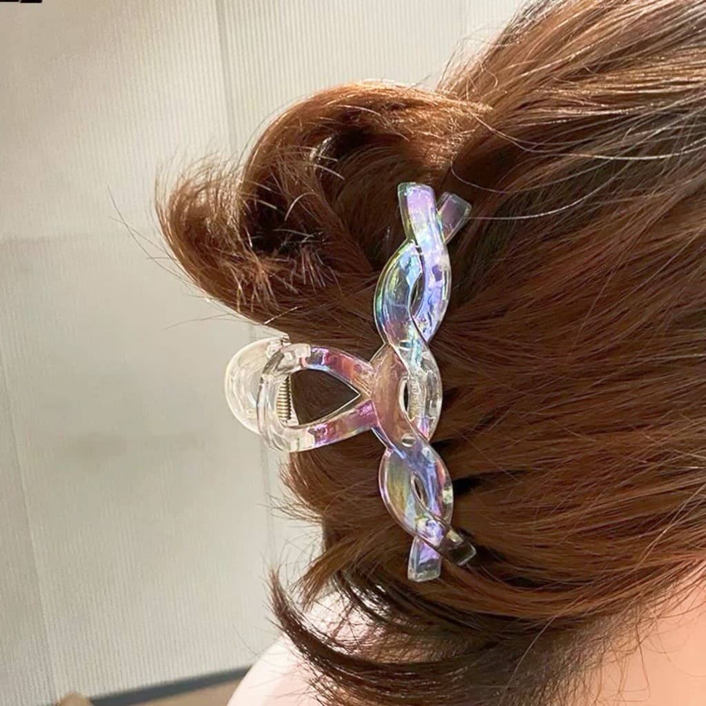 Grampo de cabelo de sereia colorido para mulheres grampo de cabelo grampo de cabelo cocar