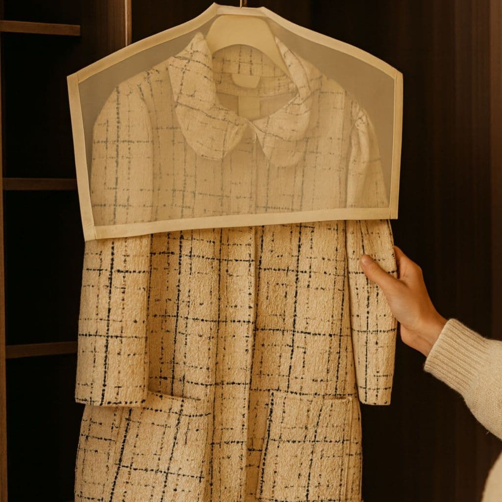 Tapa ombro proteção para roupa ternos casacos blazes | Off White 20x40