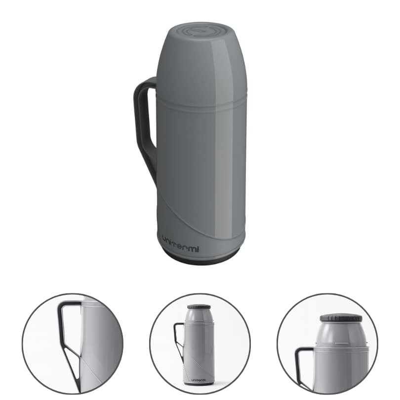 Garrafa Térmica Café 500ml Ampola De Vidro Vedação Hermética Mantem Temperatura