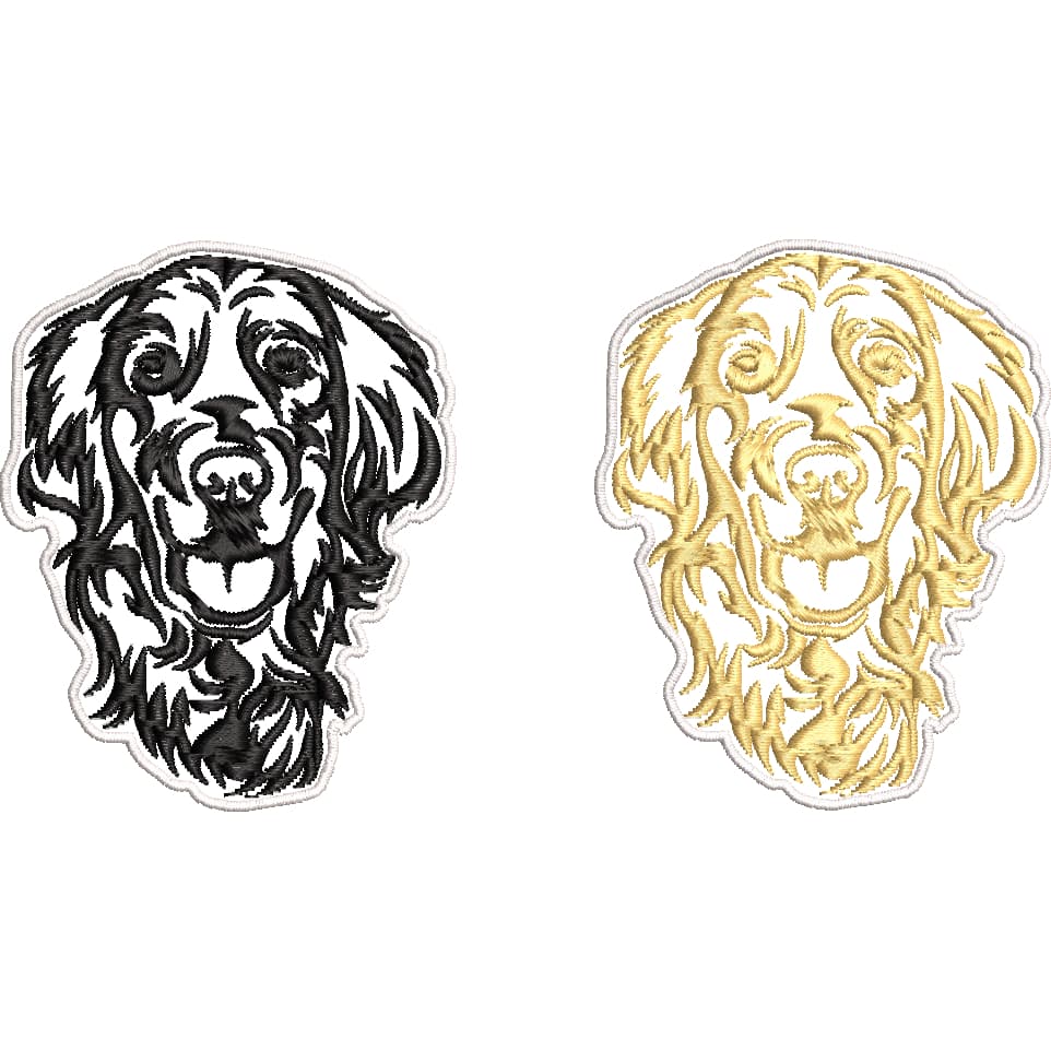 Patch Bordado Pet Cachorro Raça Golden Personalizado