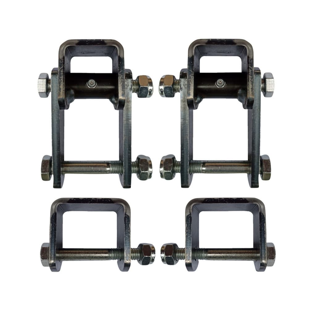 Conjunto Fixador Suspensão Feixe de Mola Jumelo Suporte U Jumelos 50mm Carretinha Reboque Trailer
