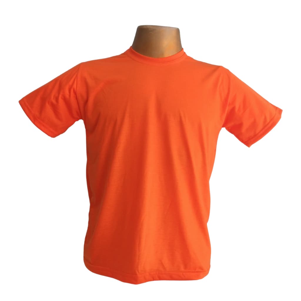 Camisa Laranja  VERZZOLO 100% Poliéster Sublimação Personalização