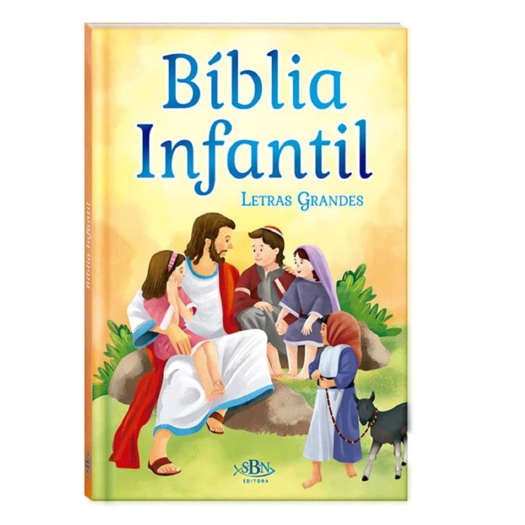 Bíblia Infantil Letras Grandes Colorido Todolivro Capa Dura Leitura Atividades SBN Editora