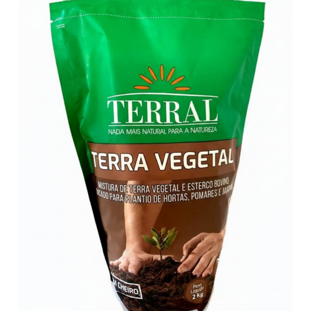 Terra Vegetal Adubada 2kg Terral