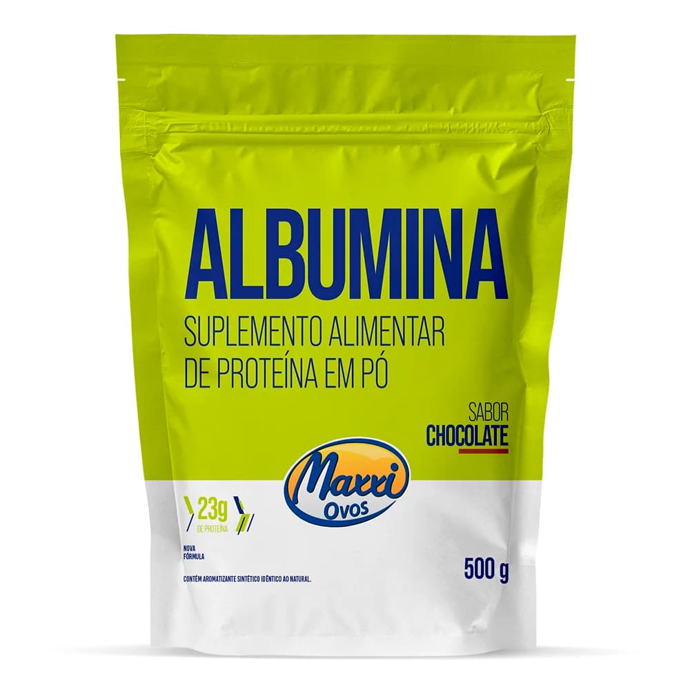 Albumina Proteína da Clara do Ovo Maxxi Ovos 500g Suplemento Alimentar MaxxiOvos
