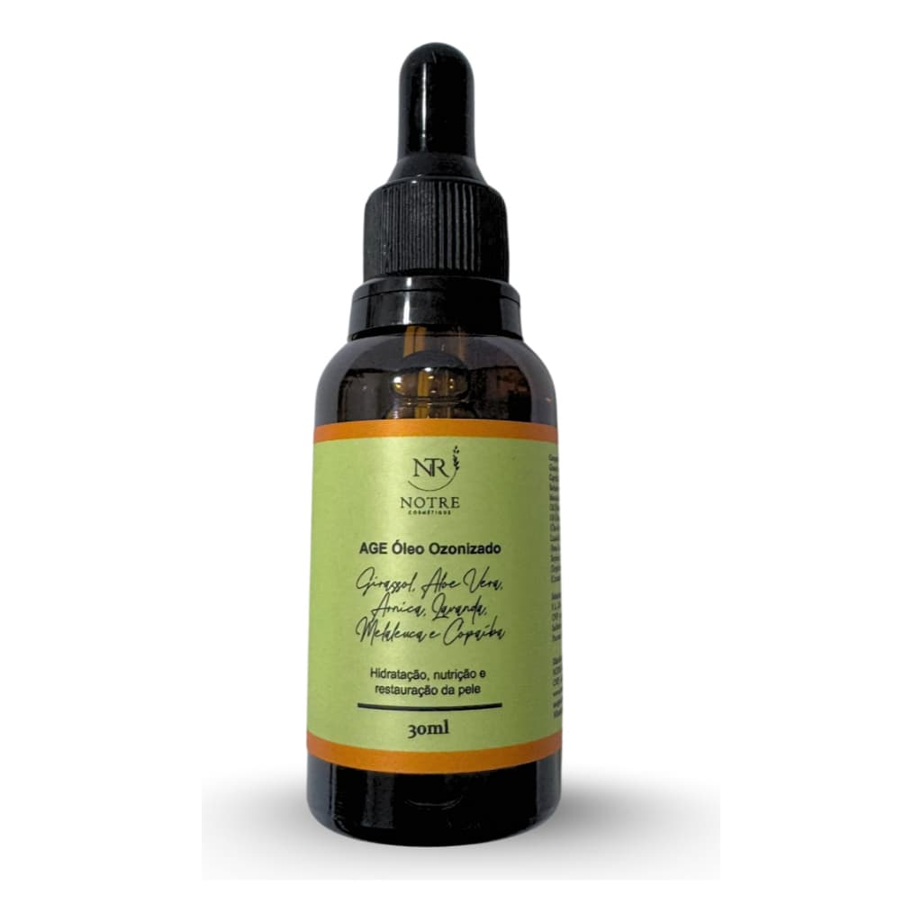 Óleo Ozonizado de Girassol AGE Concentrado Hidratante e Cicatrizante 30ml
