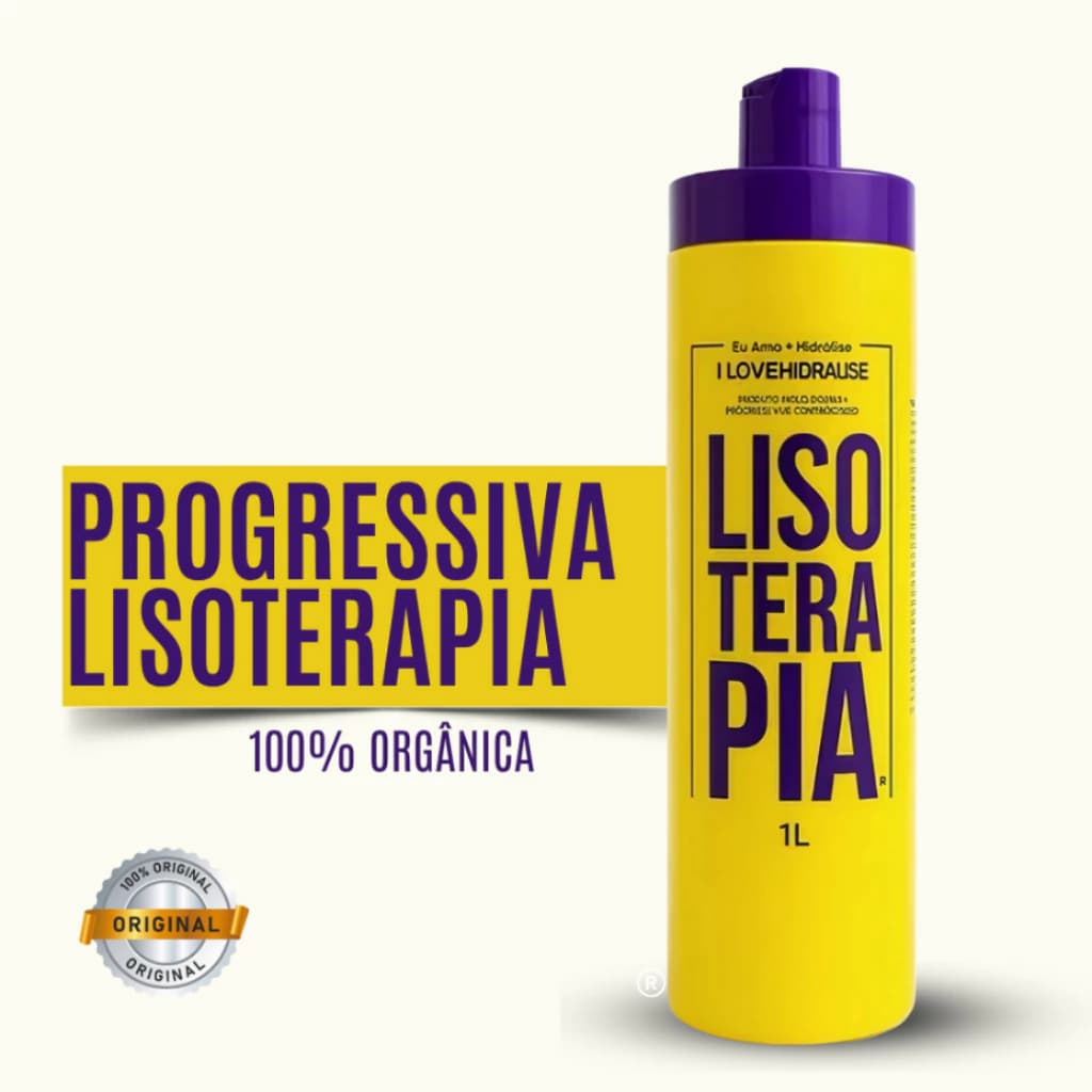 Progressiva Lisoterapia Hidralize Orgânica Sem Formol 1L
