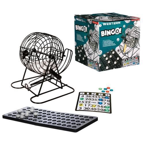 Jogo De Tabuleiro Loto Sorteio Bingo Western