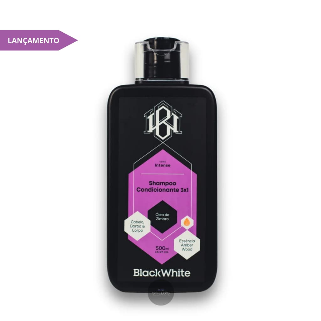 Shampoo Condicionante 3x1 500ml Intense - Black White
