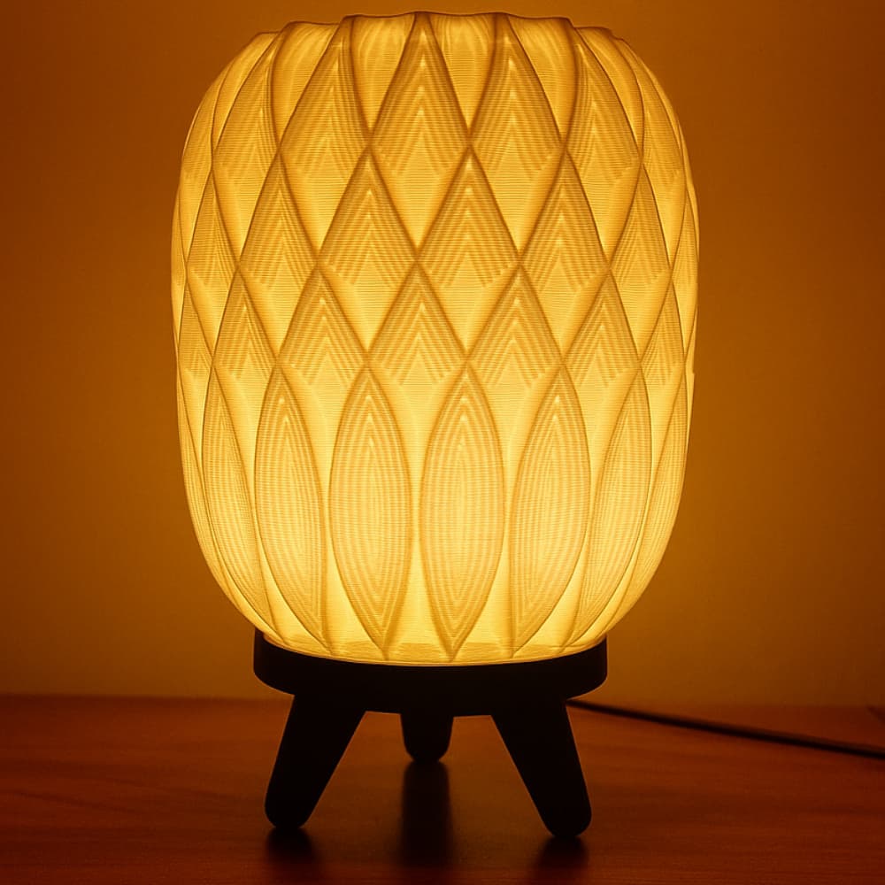 Abajur Sofisticado Decoração Moderna Luminária de Mesa com Iluminação Quente Luz de Mesa e Cabeceira