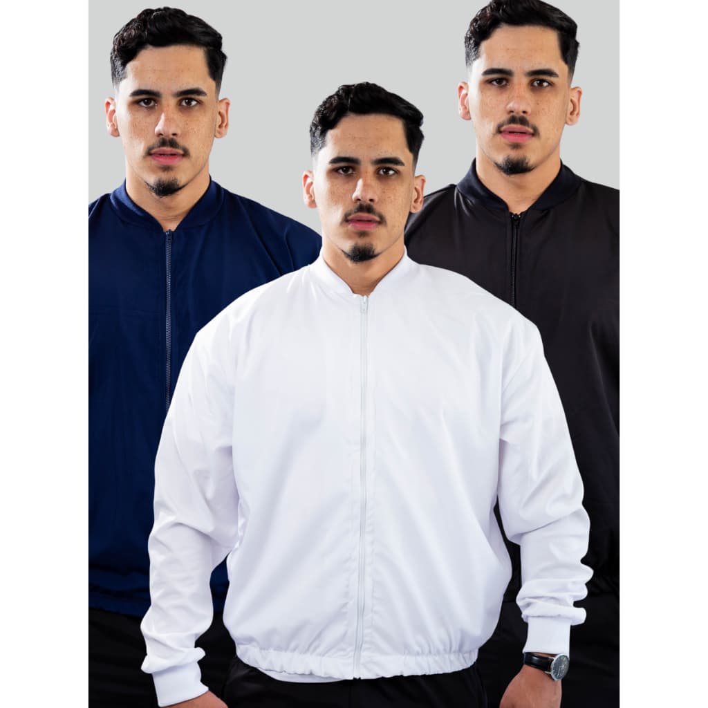 Jaqueta masculina impermeável casual corta vento