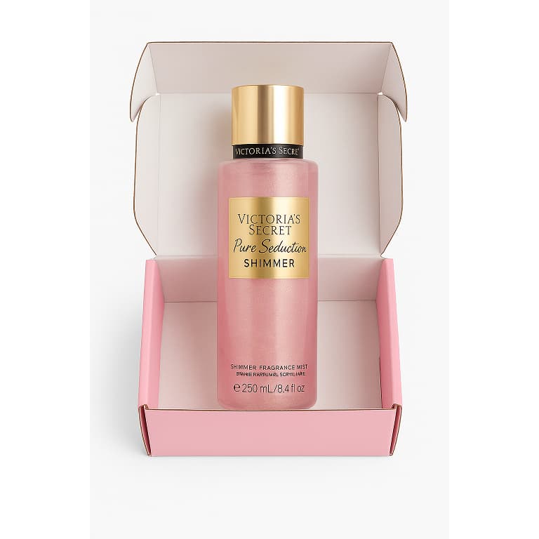 Caixa para Presente GIFT + Pure Seduction Shimmer Body Splash com Brilho 250ml