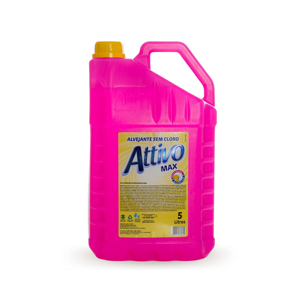 ALVEJANTE SEM CLORO MAX TIRA MANCHA 5 LITROS - ATTIVO