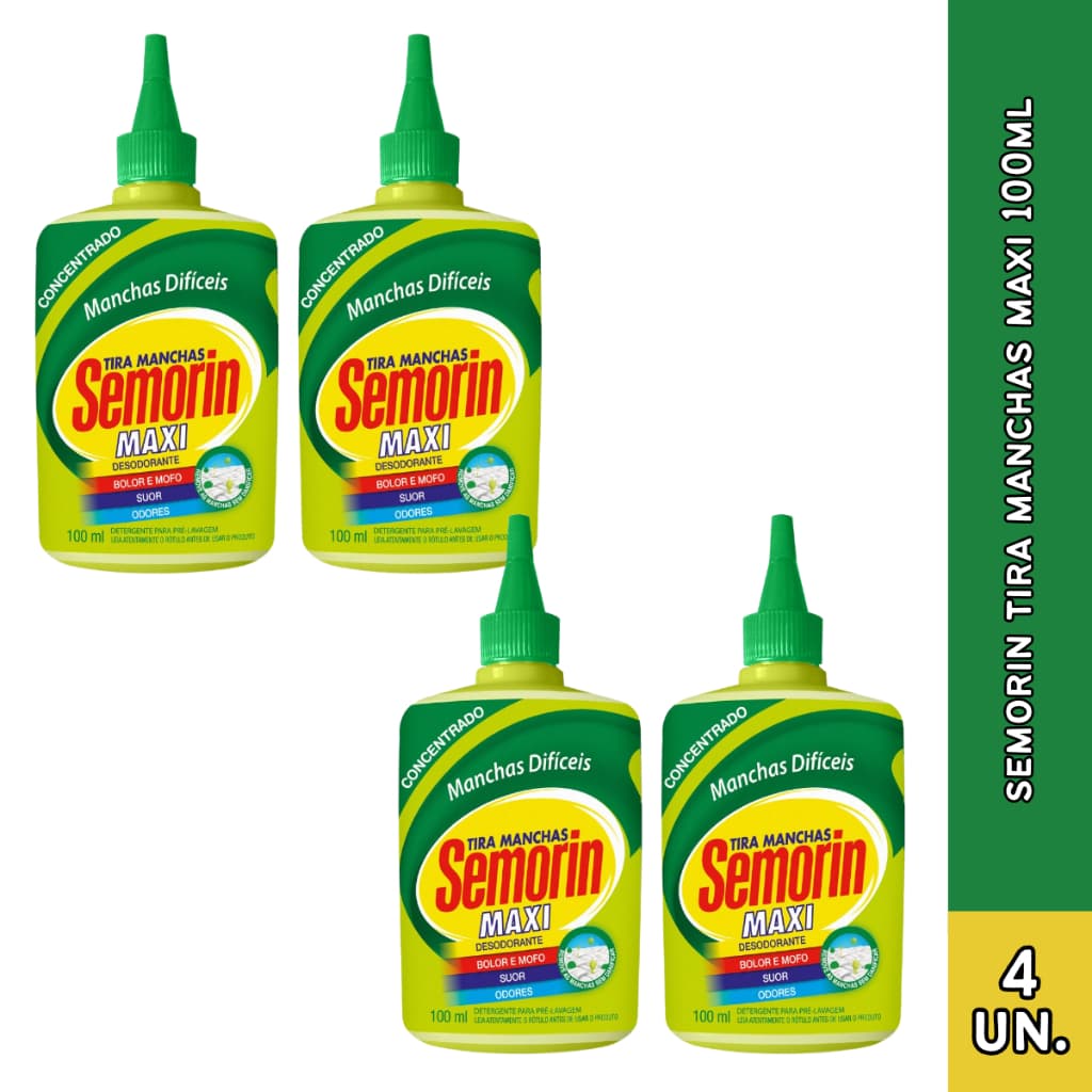 Semorin Maxi Tira Manchas de Tecidos e Roupas 100ml