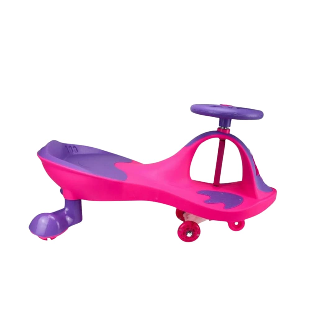 Carrinho Gira Infantil Rolimã Volante 360° LED