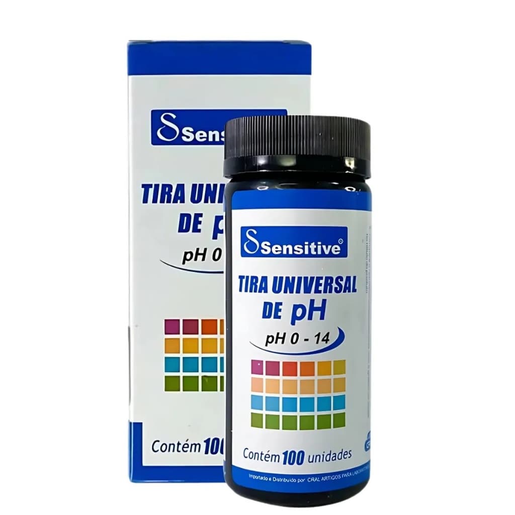 PAPEL FITA DE INDICADOR DE PH 0-14 100 TIRAS - CRAL