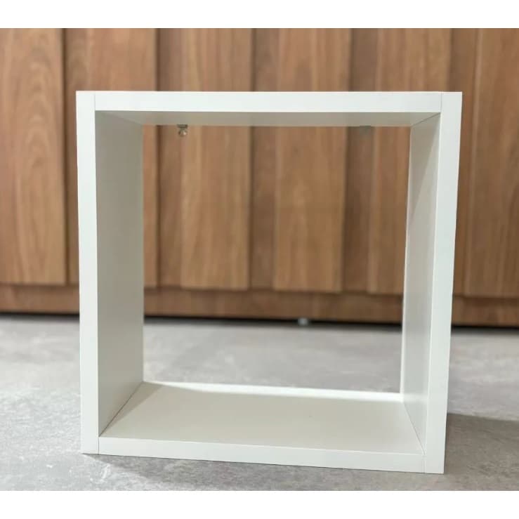 Nicho 40x20x10 Mdf Branco P/ Decoração De Sala, Quarto E Escritório