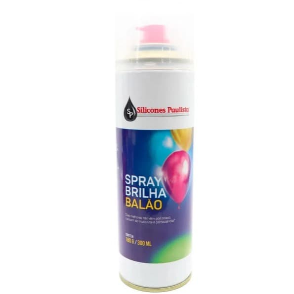 SPRAY BRILHO PARA BALÃO 300ML SILICONE PAULISTA