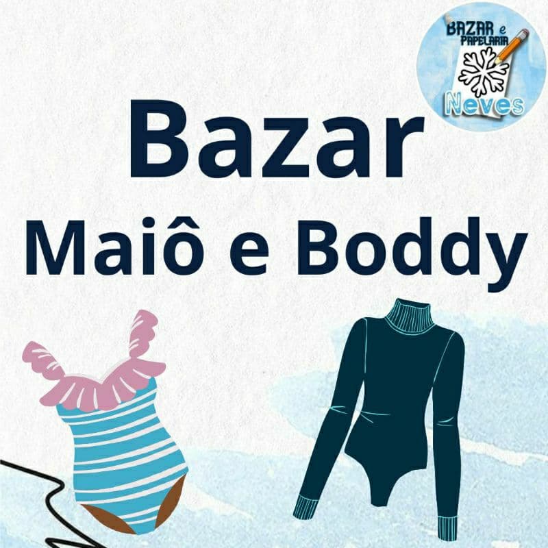 Maiô/Boddy - Liso e estampado - Desapego brechó bazar