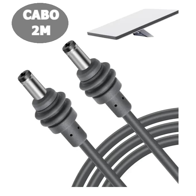 Cabo Carregamento Para Starlink Mini Power Tipo Dc / Dc - 2 Metros 2M