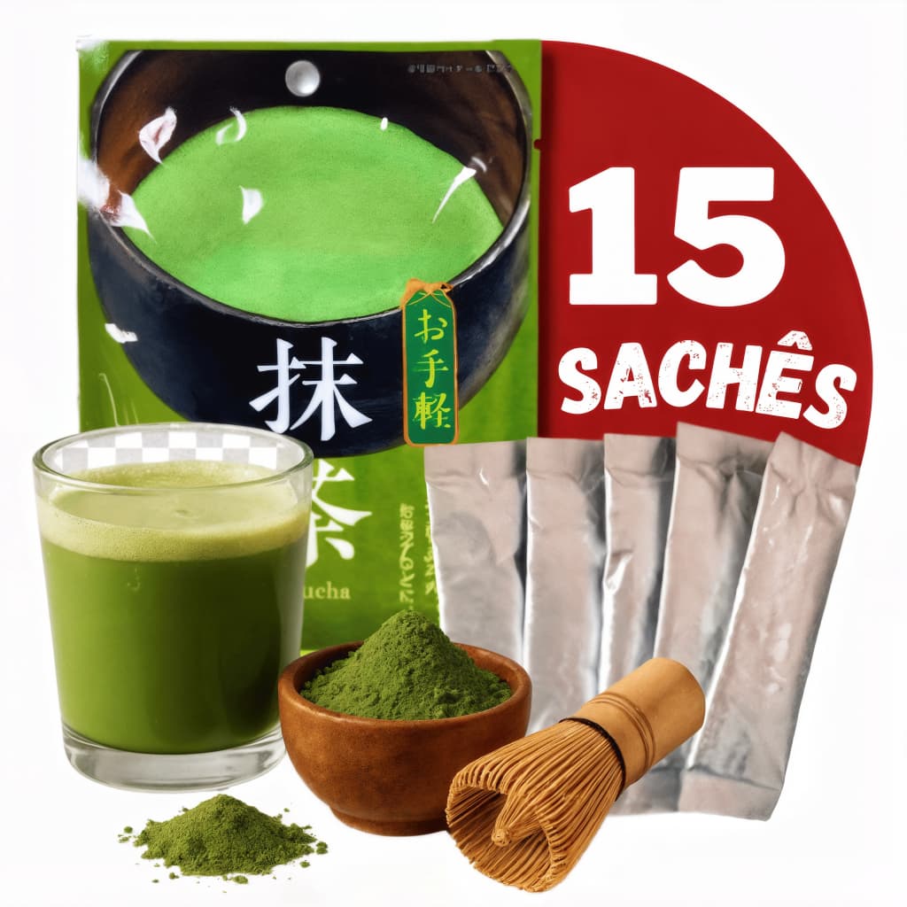 Chá Verde Em Pó Matchá Japones Instantâneo Importado Japão 15g